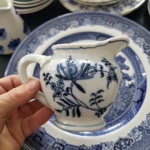 Vintage Blue Danube Creamer